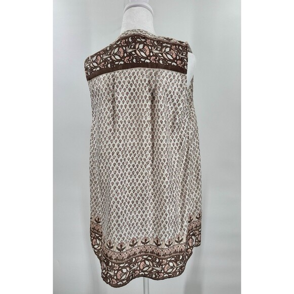 Calypso St Barth Sleeveless Silk Floral Tunic Top Size M - Picture 2 of 10